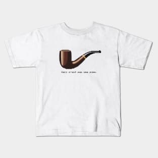 This is not a pipe - rene magritte Kids T-Shirt